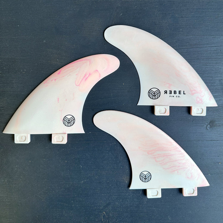 MARBLE THRUSTER FINS - FCS 1 - recycled glass fiber reinforced materials