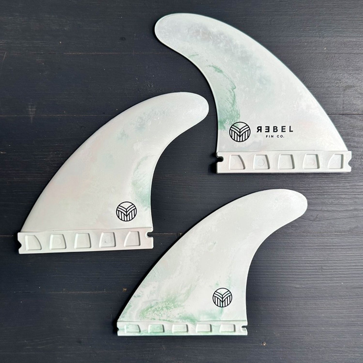 MARBLE THRUSTERS "Matcha Latte" - Futures - REBEL FIN CO.