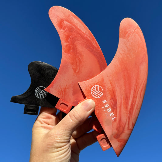 Limited Edition - MARBLE RAPID FIN SET "Bonfire"