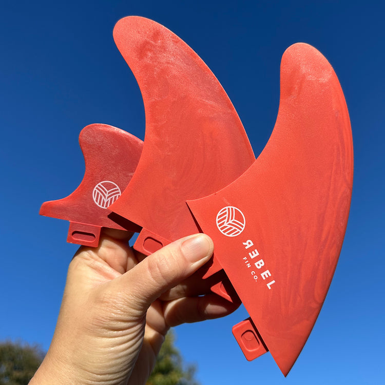 Limited Edition - MARBLE RAPID FIN SET "Moulin Rouge"