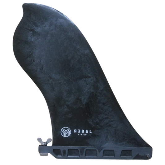 9.5'' NOSERIDER SINGLE FIN - US Finbox - recyceltes Carbon - REBEL FIN CO.
