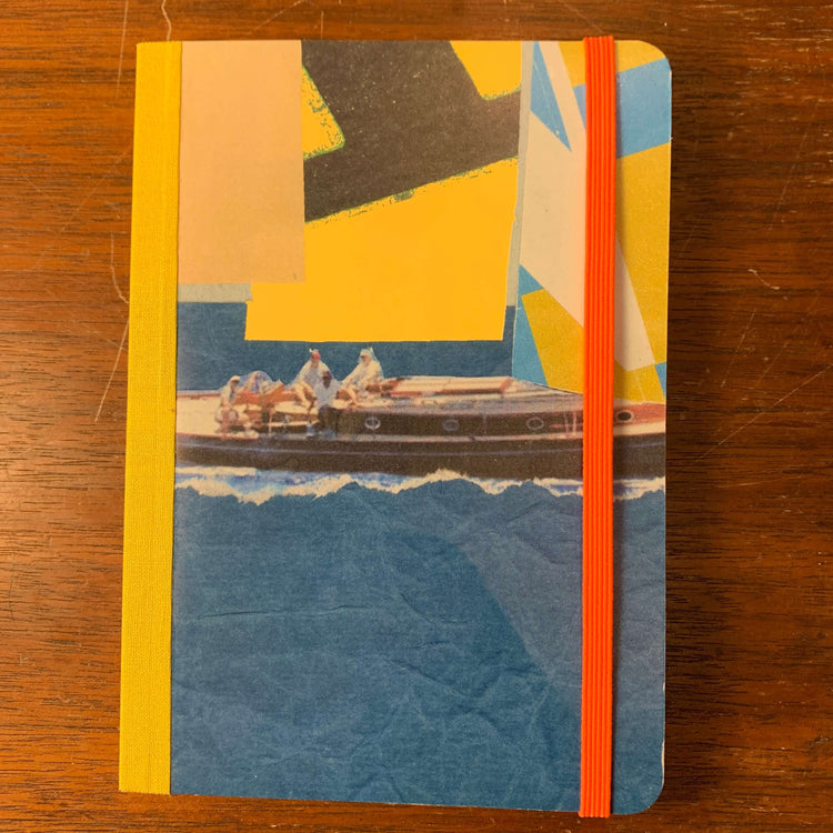 NOTEBOOK -recycled printed material | 150 pages glued - REBEL FIN CO.
