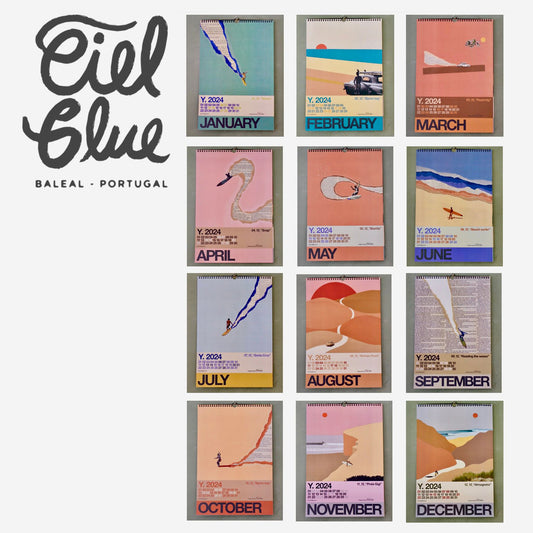 Kalender 2024 - Surf Collage by Ciel Glue