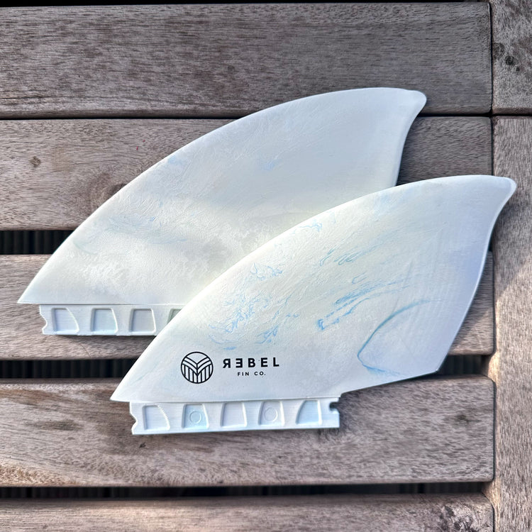 MARBLE TWIN FINS - recycelte glasfaserverstärkte Materialien