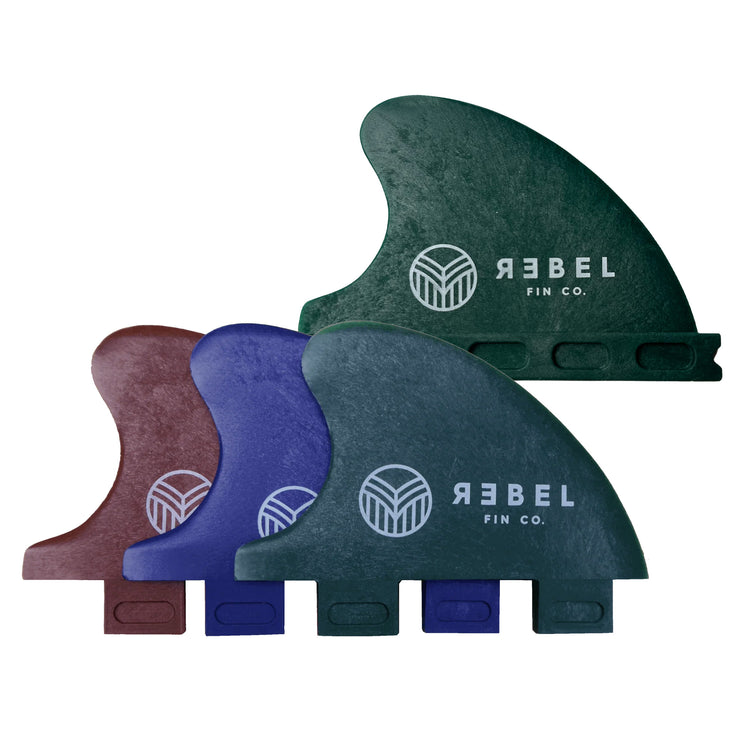 RAPID FIN - FCS 1 - Driftwood Fins x Rebel Fin - recycled fishing nets 