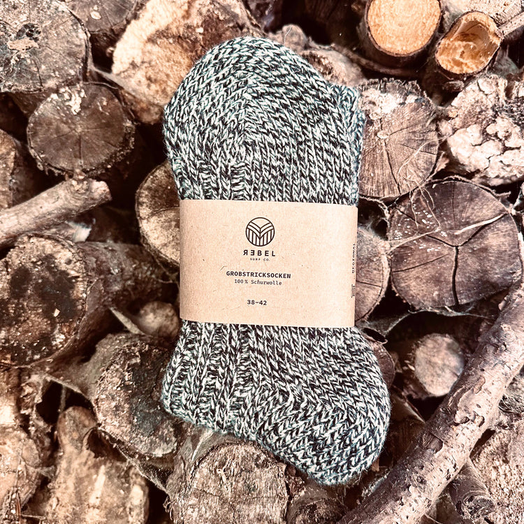 REBEL Wollsocken - New Colour!! GREY