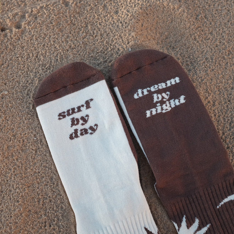 SURF & SKATE SOCKS "Sun & Moon"