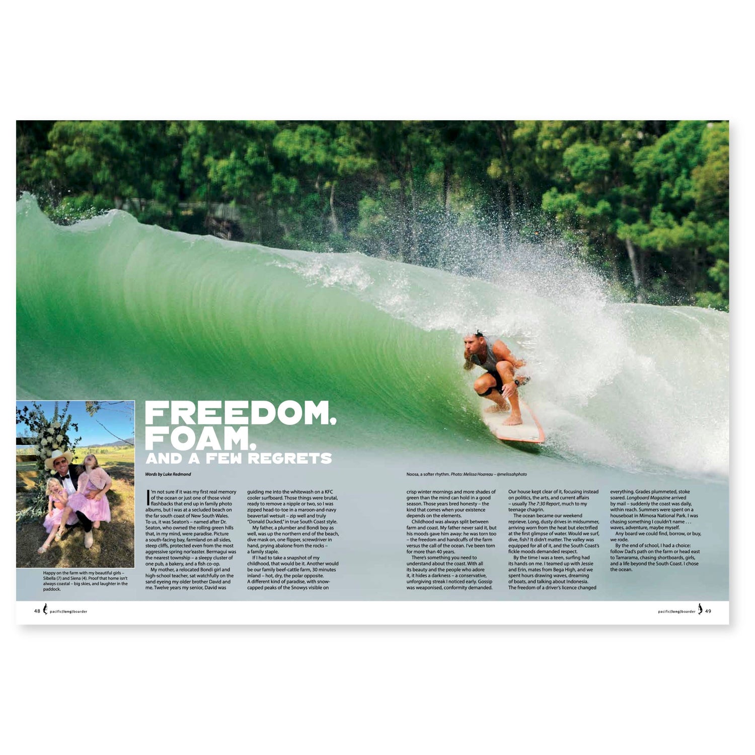 PACIFIC LONGBOARDER MAGAZINE #125 - REBEL FIN CO.