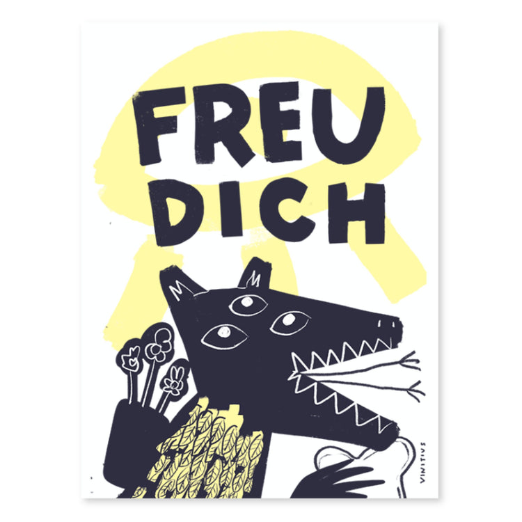 "FREU DICH" Yellow