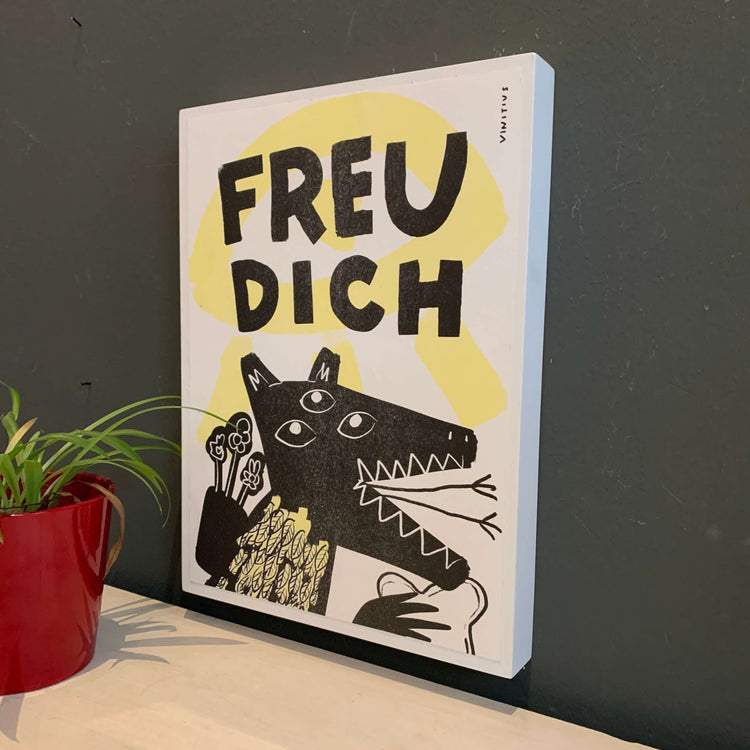 "FREU DICH" Yellow