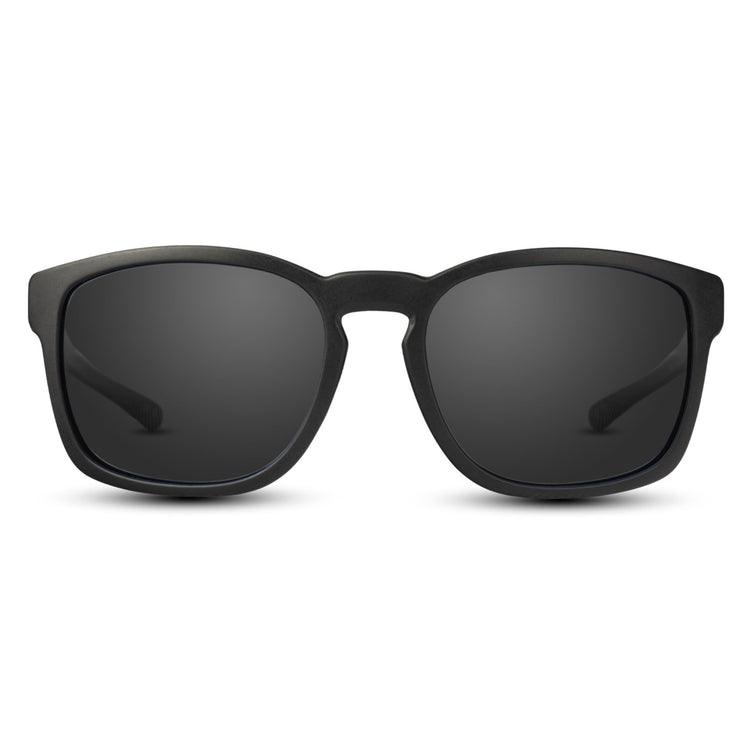 TOWAN BLACK SUNGLASSES - Grey Polarised Lens