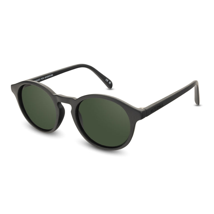 TREVELLAS BLACK SUNGLASSES - Green Polarised Lens