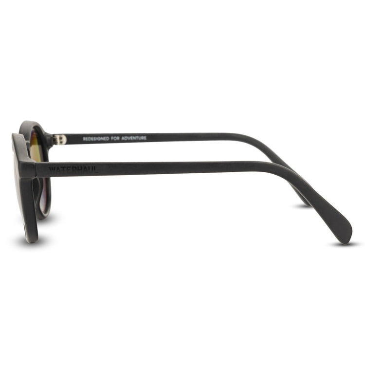 TREVELLAS BLACK SUNGLASSES - Green Polarised Lens