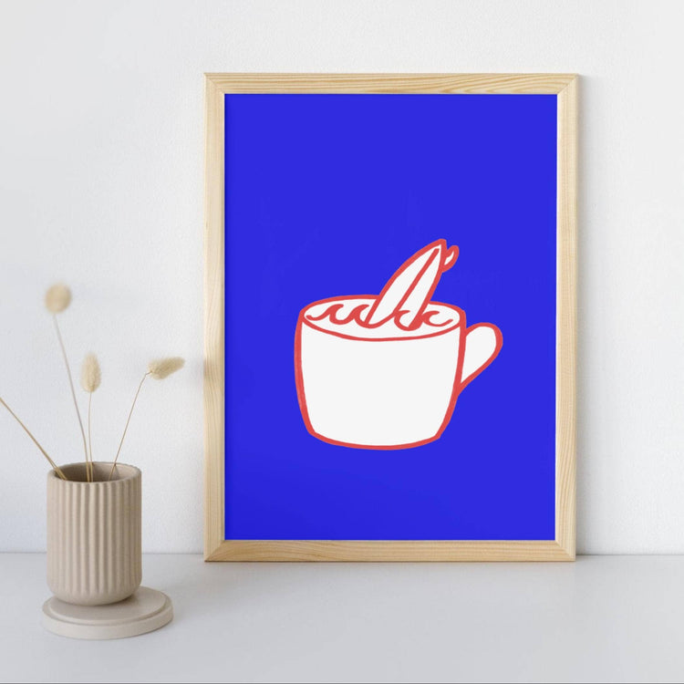 WAVEY COFFEE - Art Print