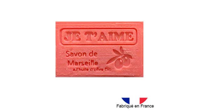 Marseille Soap "I Love You" - Passion Scent - 125g - REBEL FIN CO.
