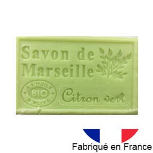 Marseille Soap - Lime Scent - 125g - REBEL FIN CO.