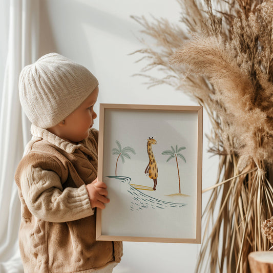 "Noseriding Giraffe"