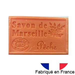 Marseille Soap - Peach Scent - 125g - REBEL FIN CO.