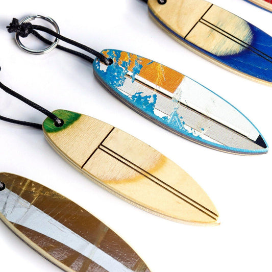 SURFBOARD KEYCHAIN - recycled skateboards