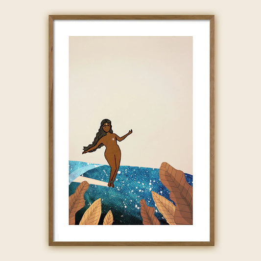 "AND THOSE WHO WERE SEEN DANCING" - Signed giclee art print