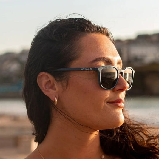 KYNANCE NAVY SUNGLASSES - Polarised Grey Lens - REBEL FIN CO.