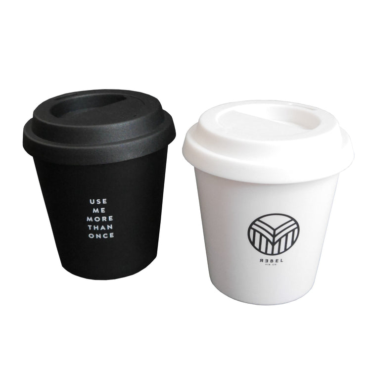 Kaffee To Go Becher aus nachwachsenden Rohstoffen - Rebel Fin Co. Edition - REBEL FIN CO.