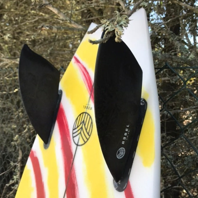 TWIN FIN - Futures - recyceltes Carbon - REBEL FIN CO.