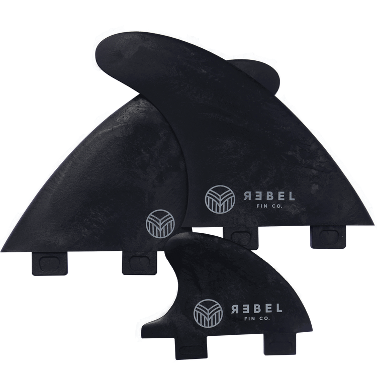 RAPID FIN SET - recycelter Kohlenfaser-PA Compound - REBEL FIN CO.